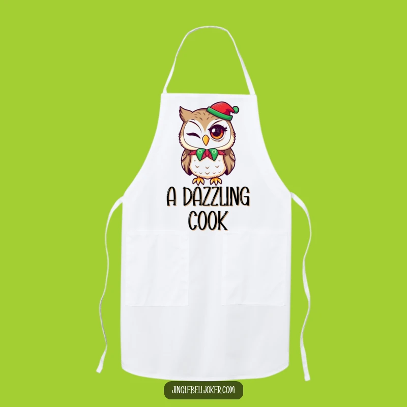 Funny Owl Jester Apron - Hilarious Holiday Wink Holder Gift