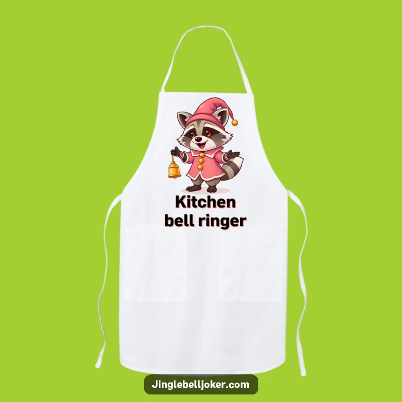 Funny Jester Raccoon Apron: Cook with a Splash of Fun Gift
