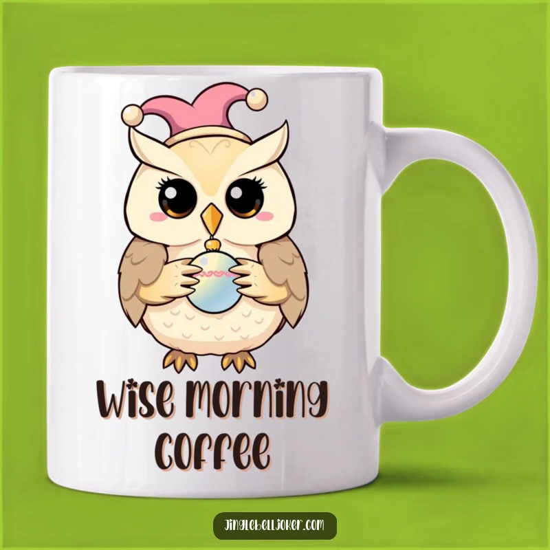 Funny Jester Owl Mug: Wise Wisecrack Character Gift, Perfect Funny Gift