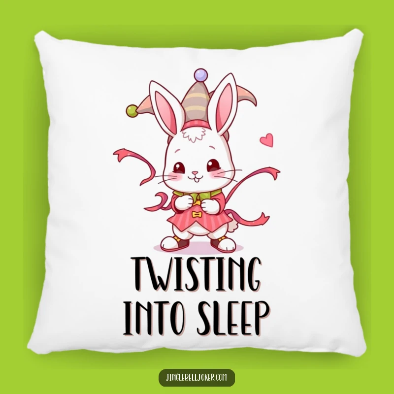 Funny Jester Bunny Pillow: Cuddle Up with Cute & Comical Charm Gift