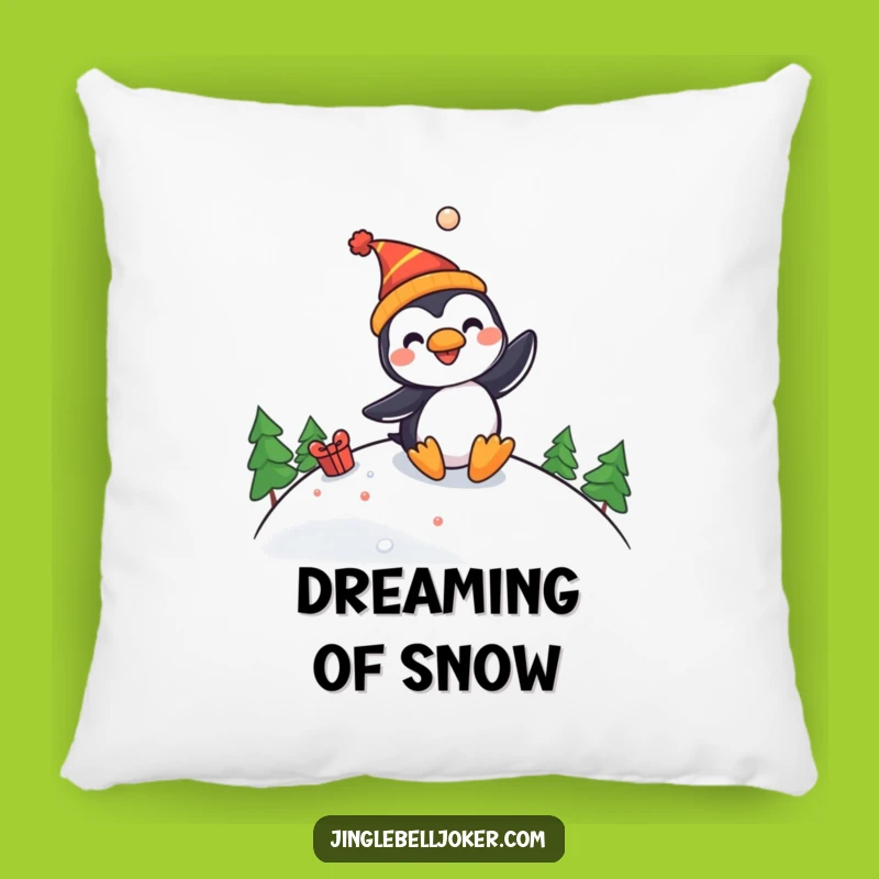 Funny Penguin Jester Pillow - Cozy & Comical Home Accent