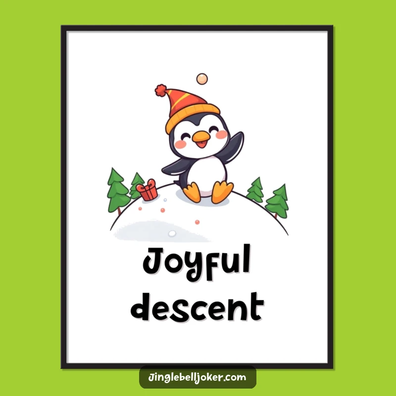 Funny Penguin Jester Digital Art - Instant Hilarious Wall Decor