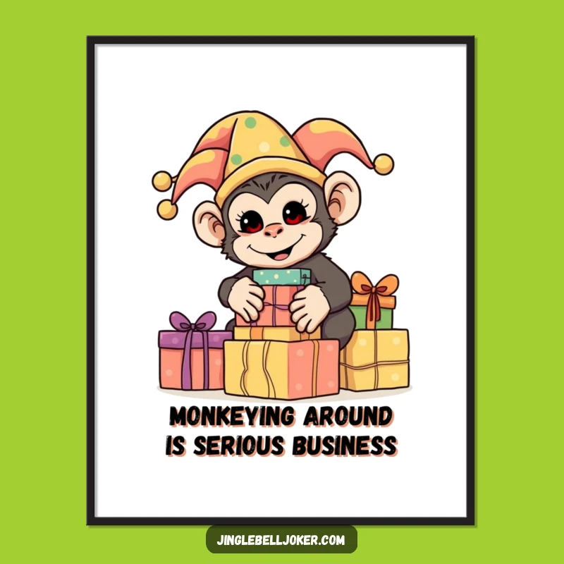 Free Printable Monkey Jester Wall Art: Fun Downloadable Decor for Playful Spaces!