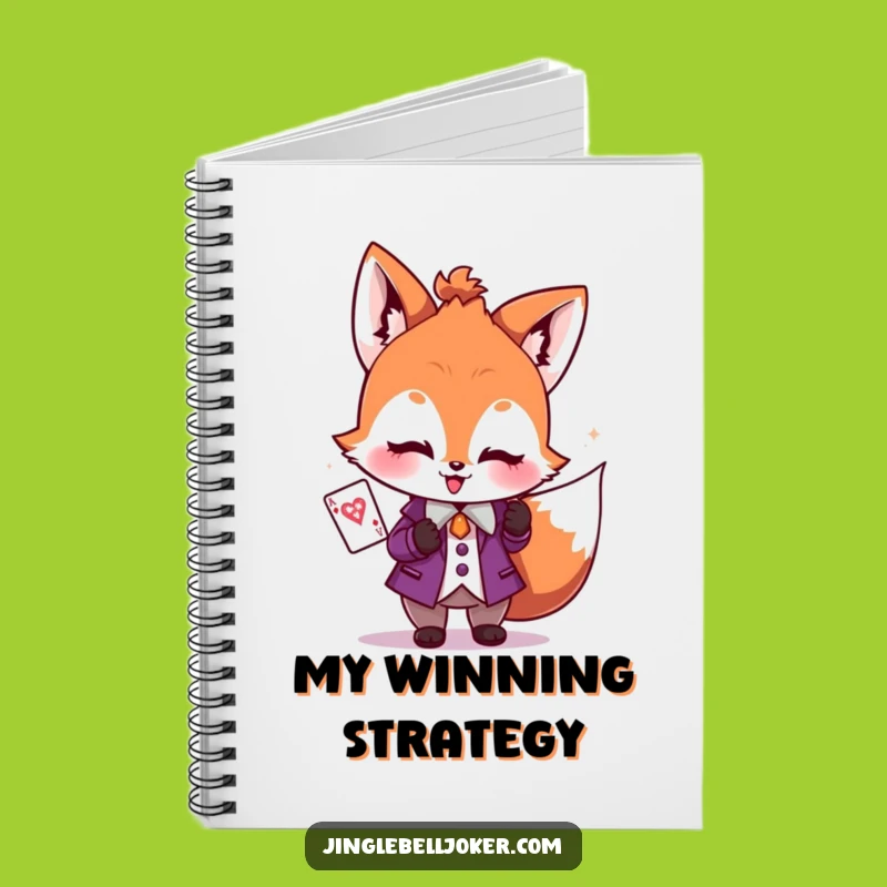 Funny Joker Fox Notebook: Jot Down Winning Ideas
