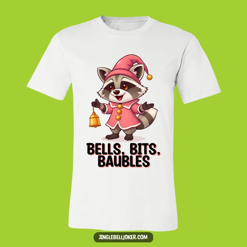 Funny Jester Raccoon T-Shirt: Show Off Your Playful Side Gift