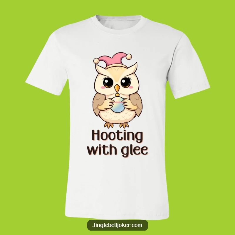 Funny Jester Owl T-Shirt: Whimsical Character Tee, Ideal Funny Gift