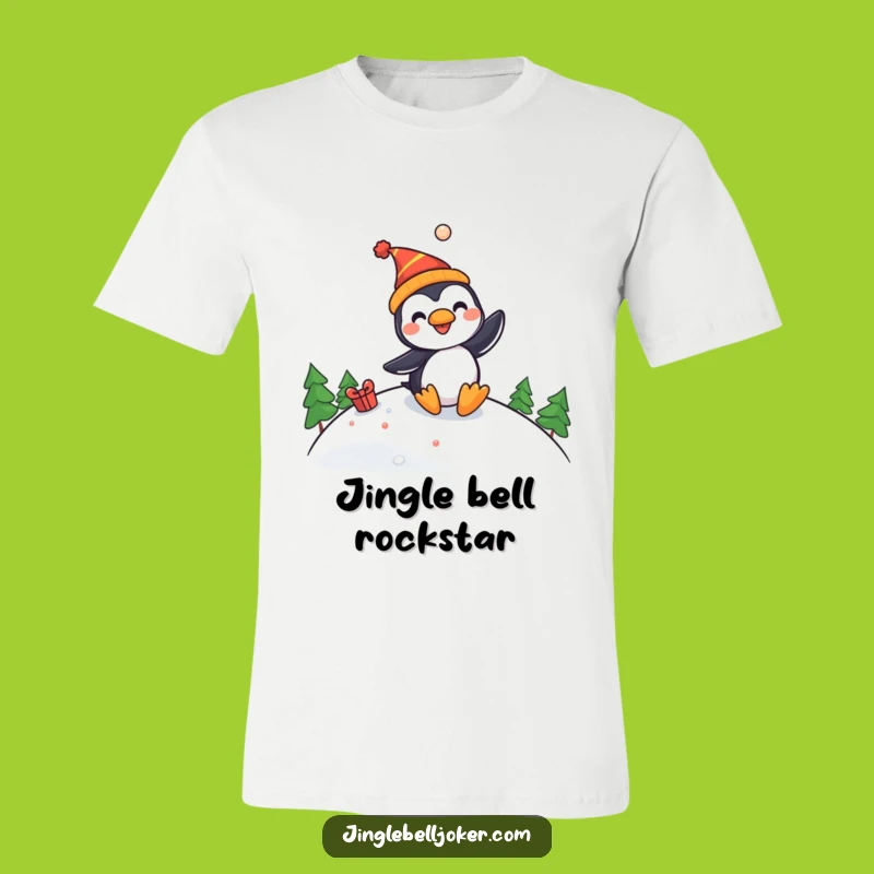 Funny Penguin Jester T-Shirt - Hilarious Winter Character Tee