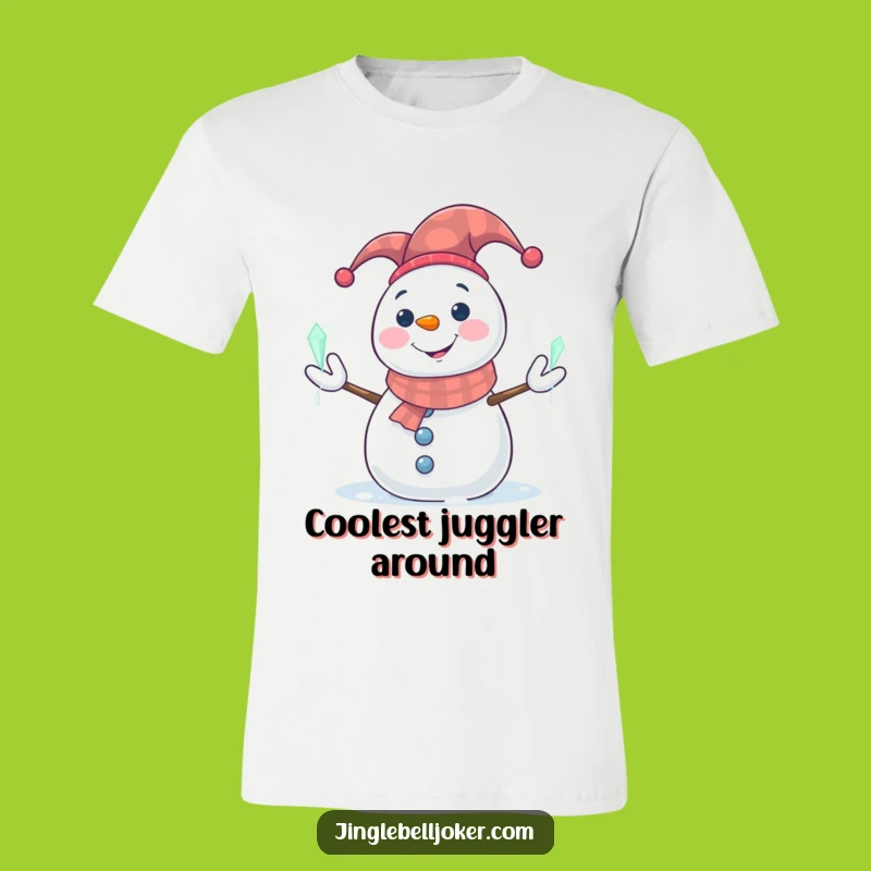 Funny Snowman Jester T-Shirt: Wear Your Winter Humor Proudly