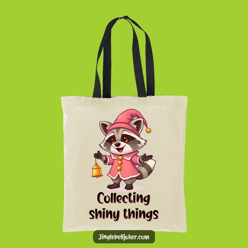 Funny Jester Raccoon Tote Bag: Carry Your Fun Essentials Gift